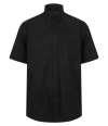 H595 Mens Wicking Anti Bac S/S Shir Black colour image